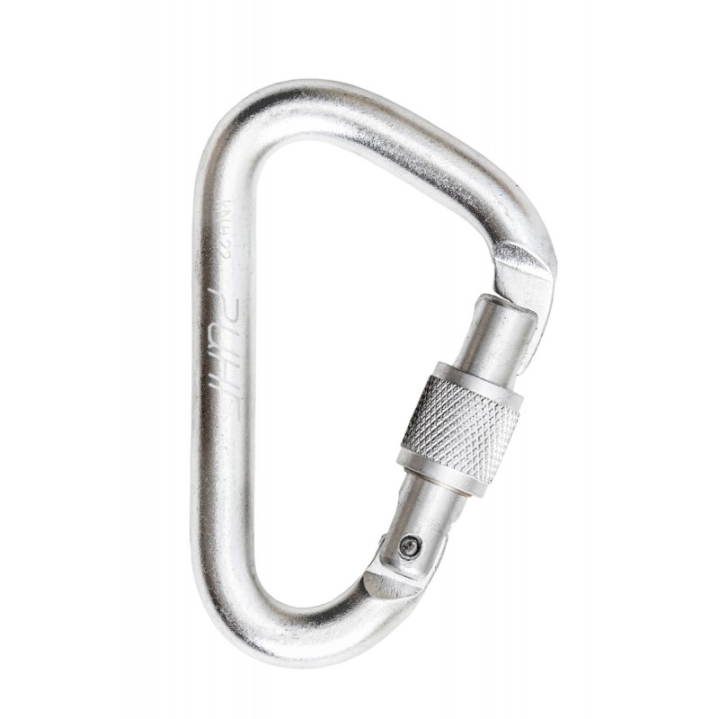 Карабин треугольный дюралевый КДтг | Резьбовая муфта | 22 кН | Ринг