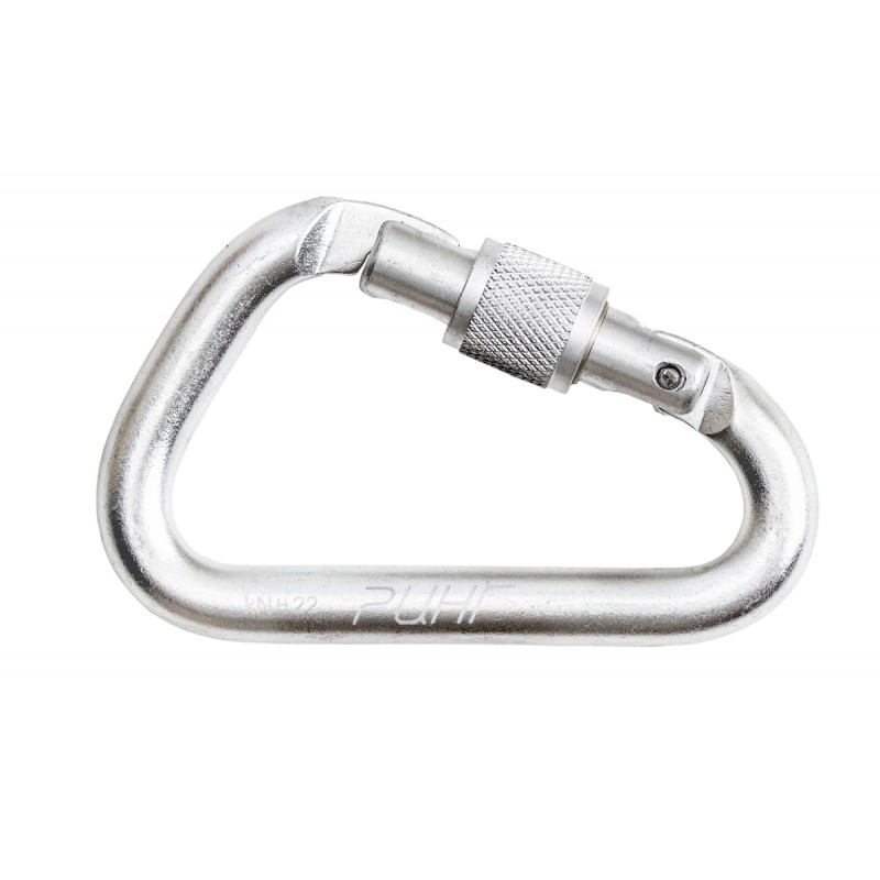 Карабин треугольный дюралевый КДтг | Резьбовая муфта | 22 кН | Ринг