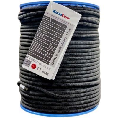 Верёвка статическая GroVer-Static Military | 10.5 мм | АзотХимФортис (100 м)