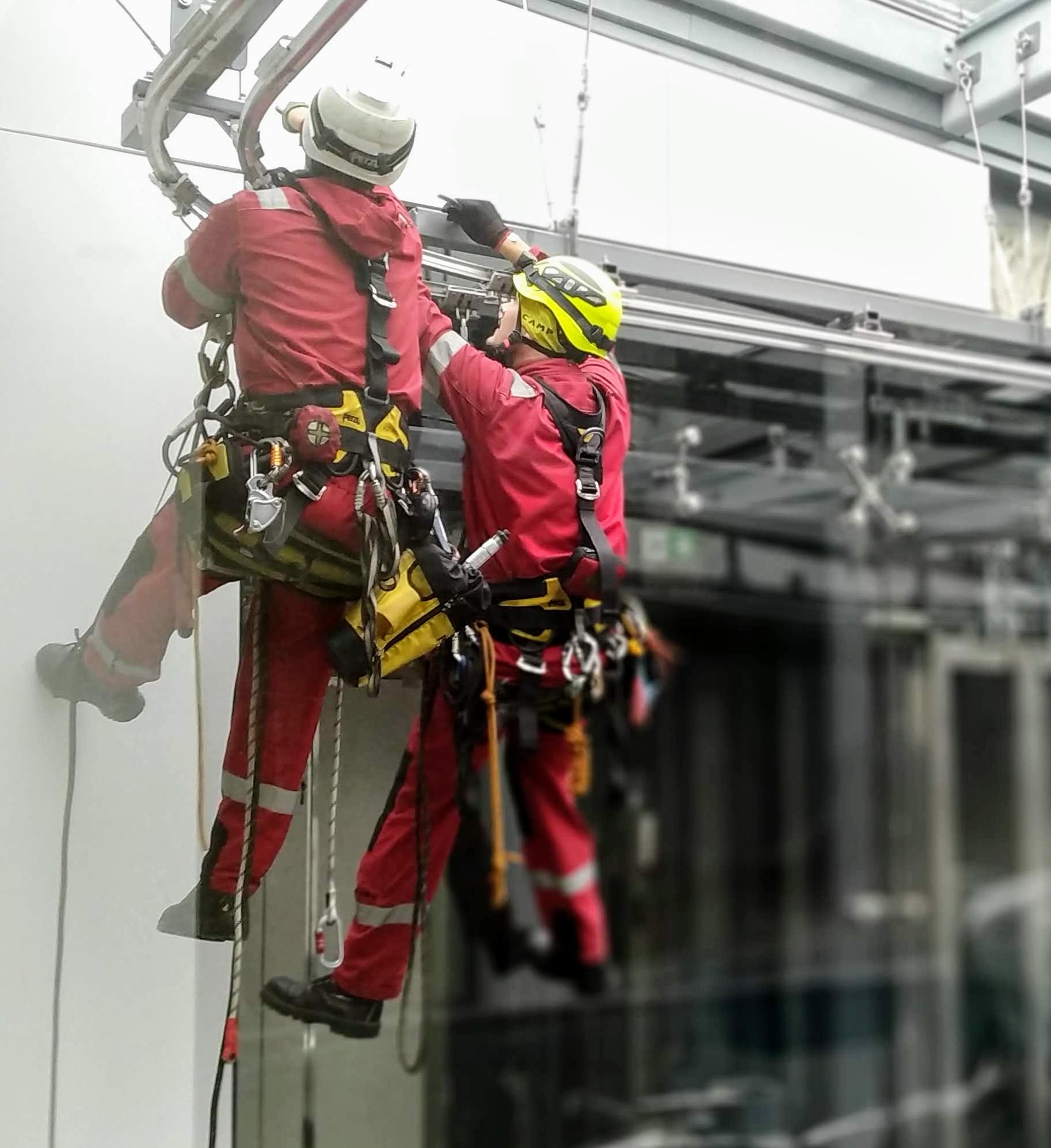 Работа с применением систем канатного доступа