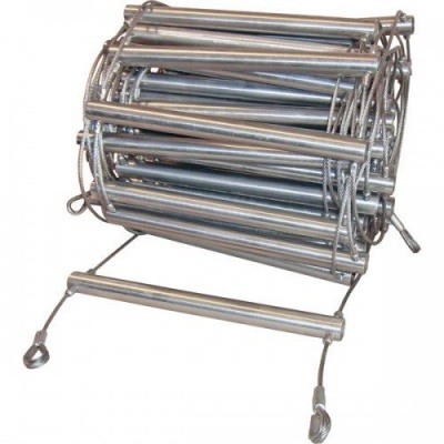 Лестница Спелео тросовая из нержавеющей стали | Krok (10 м)