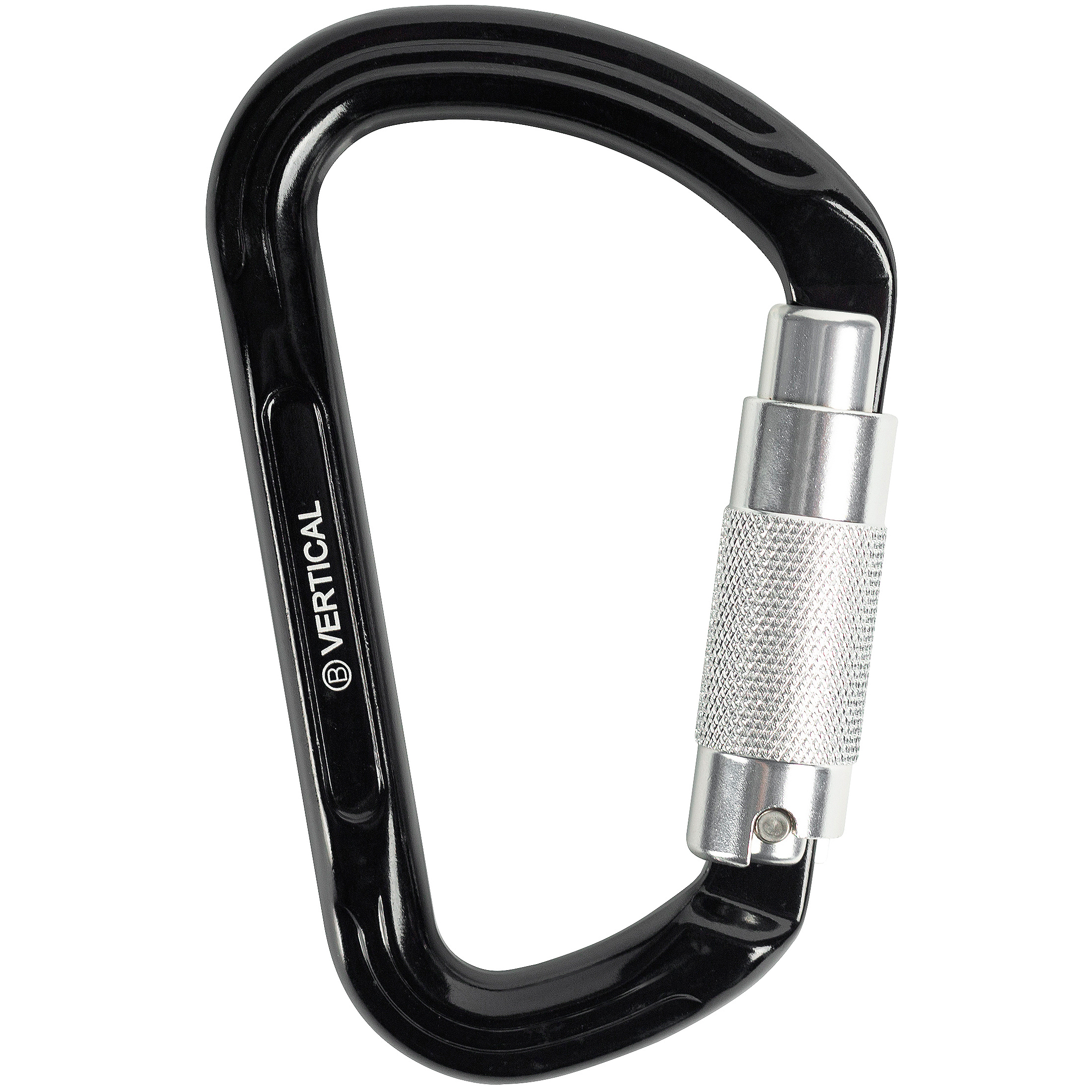 Карабин автомат черный с байонетной муфтой (кейлок) тройная блокировка | Вертикаль