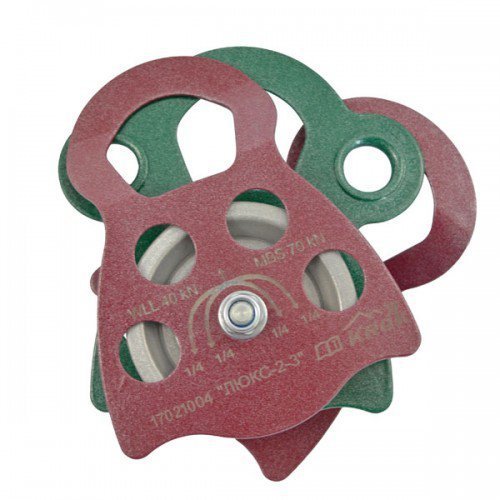 Блок двойной Люкс-2/4 | Сталь | 78/68 мм | Krok