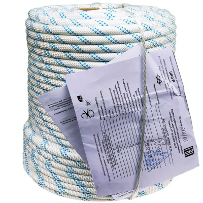 Верёвка статическая Скала S10 | 10 мм | Шнур (100 м, Белый)