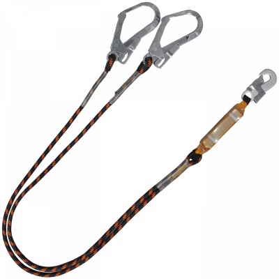 Строп страховочный двойной с амортизатором HS-A21 | High Safety