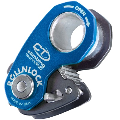Ролик с зажимом ROLLNLOCK | Climbing technology (Голубой)