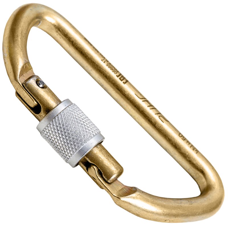 Карабин трапеция стальной КСк | Резьбовая муфта | 50 кН | Ринг