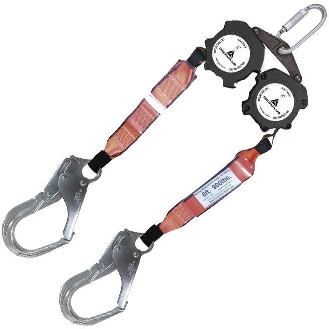 Устройство втягивающего типа Microblock AN176VV | Двухплечевое | 1.8 м | Delta Plus