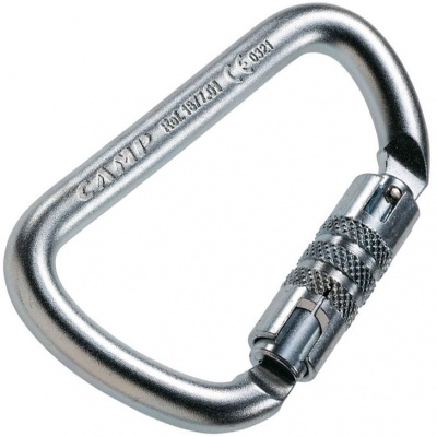 Карабин стальной Steel D 2Lock | CAMP