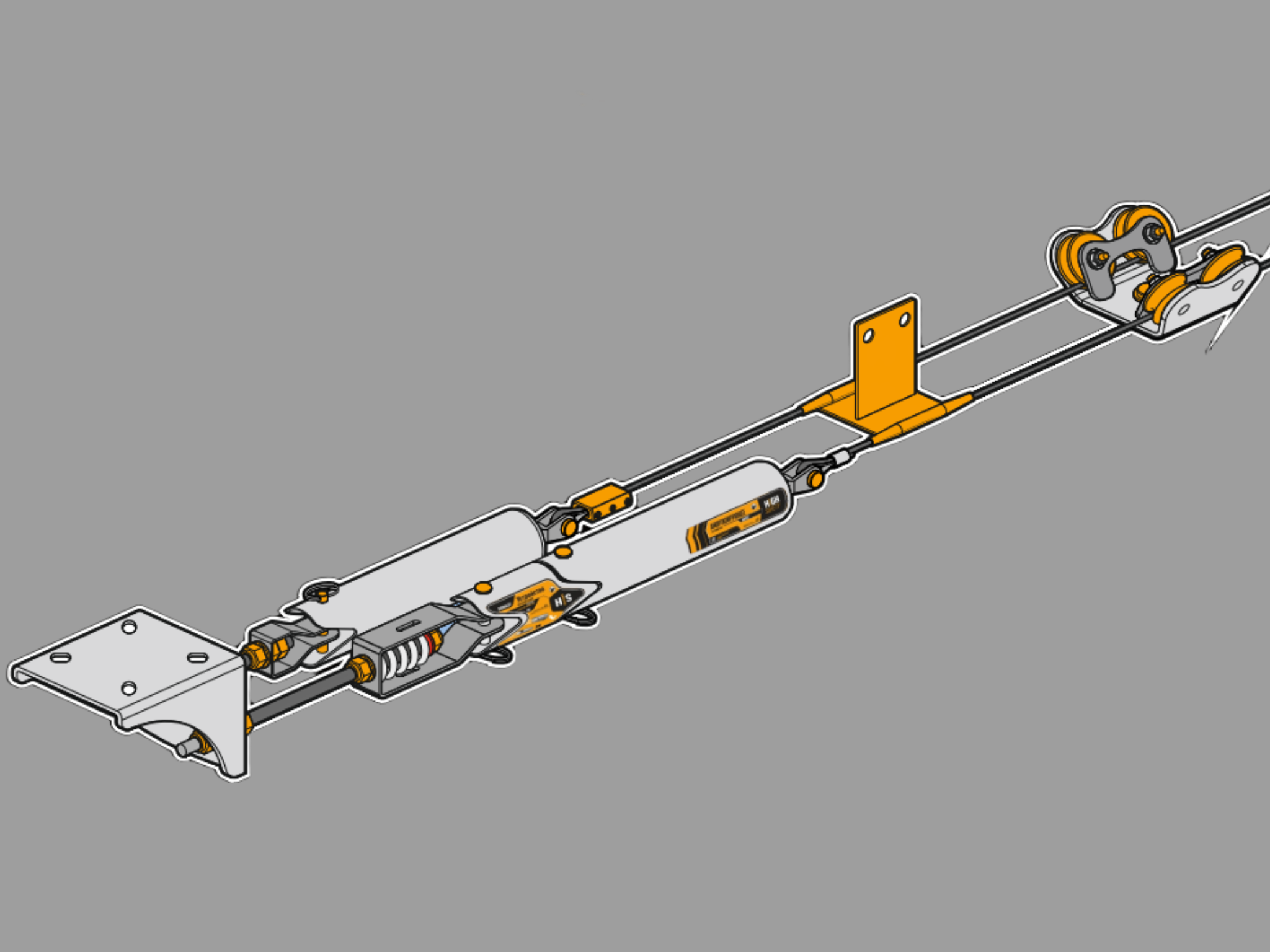 Горизонтальная анкерная линия Galereya | High Safety