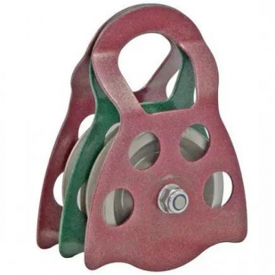 Блок двойной Люкс-2/1 | Сталь | 78/68 мм | Krok