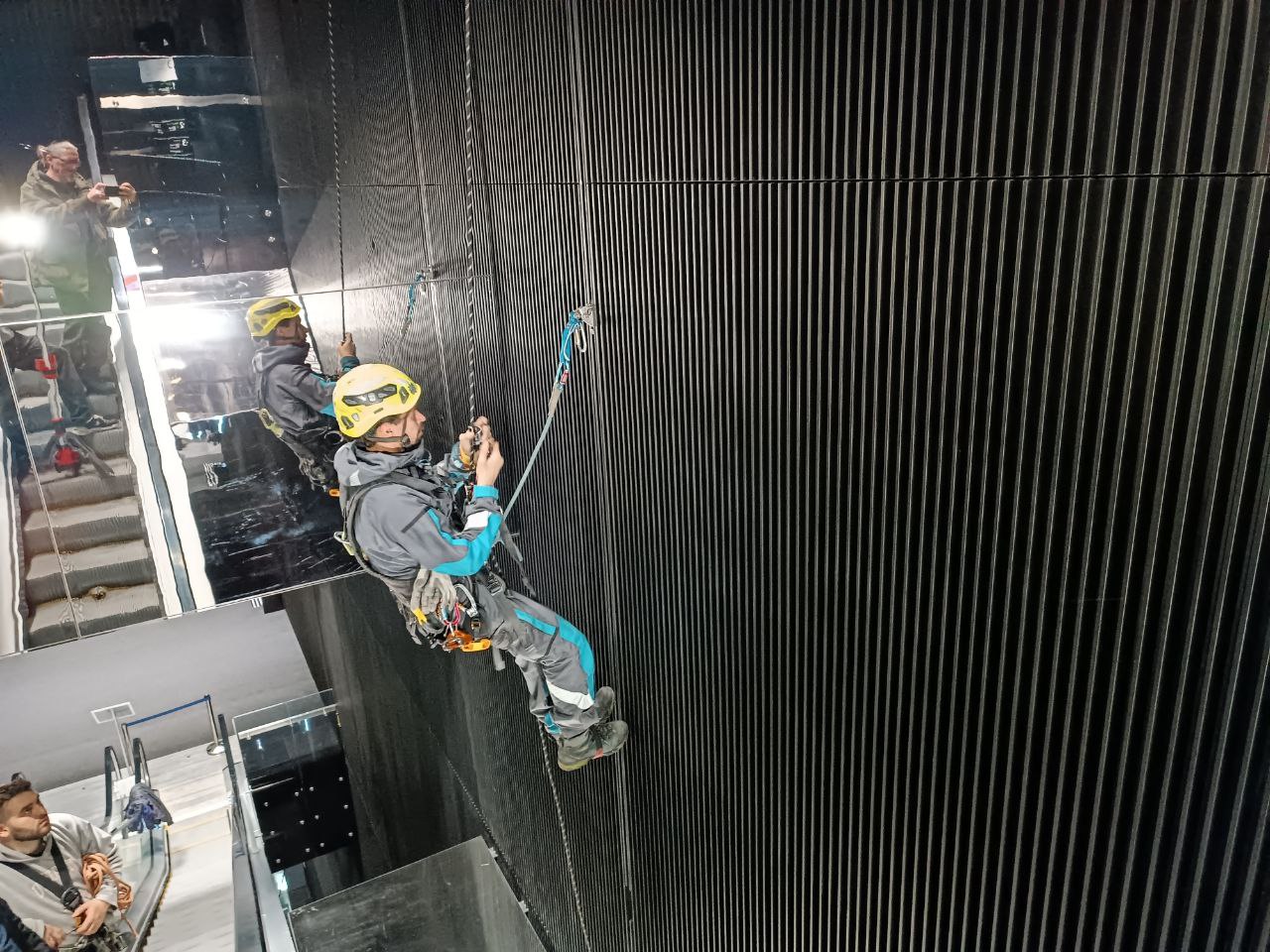 Поъём промышленного альпиниста