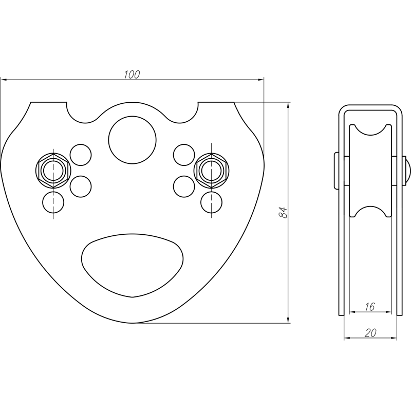 Блок Тандем Переправа | AL | Krok