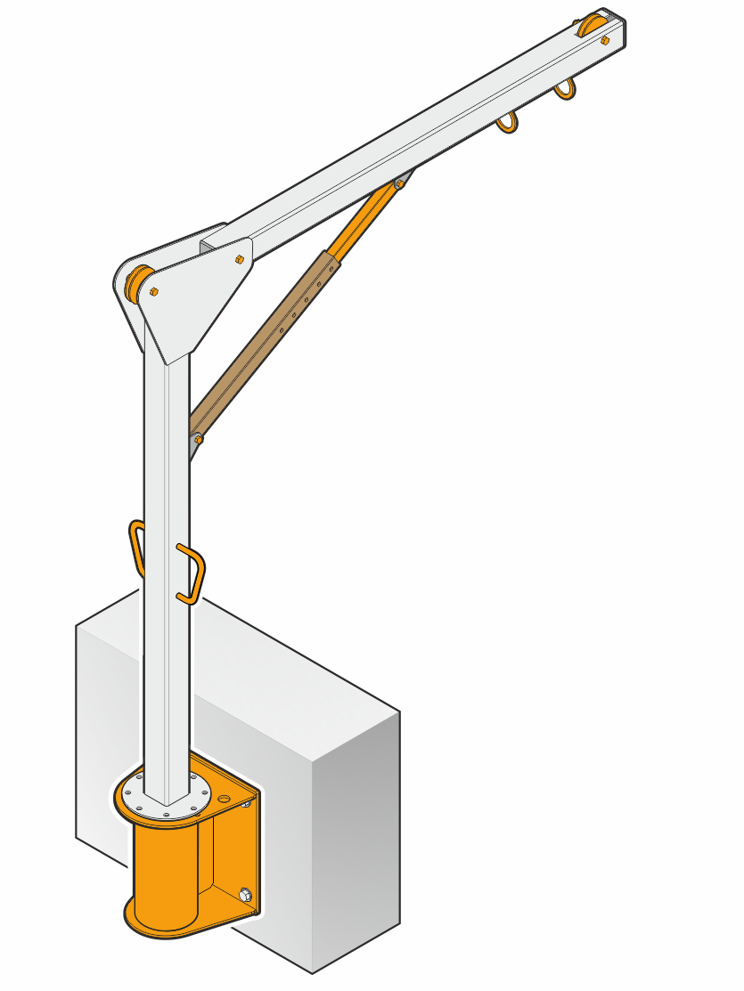 Противовесная мобильная страховочная система IVA | High Safety