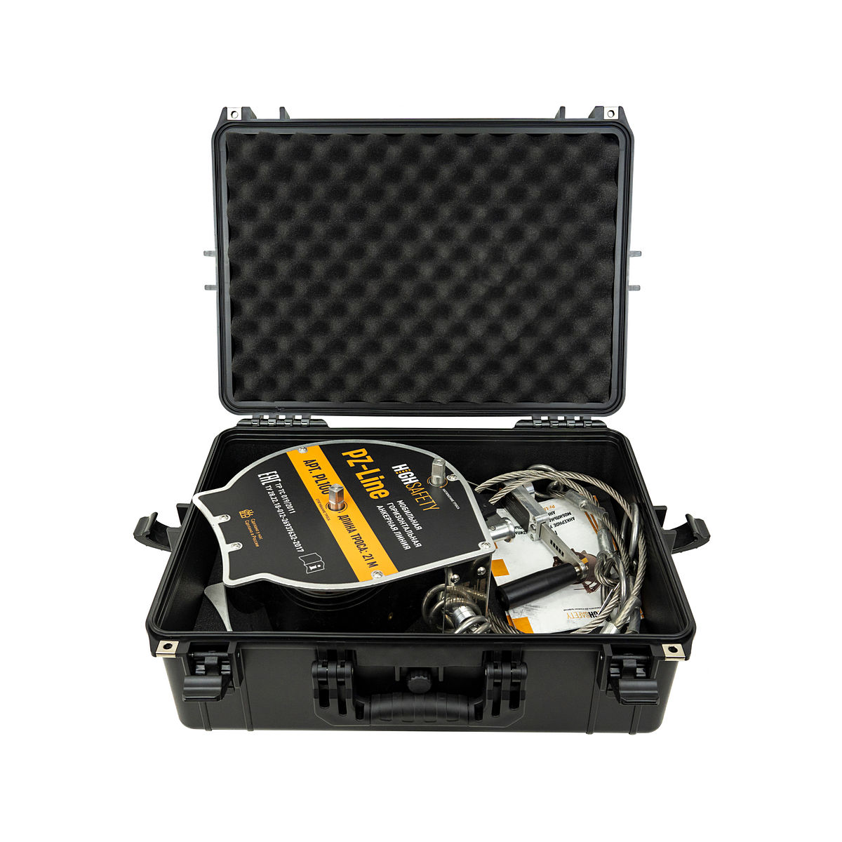 Горизонтальная анкерная линия PZ-Line | 25 м | 4 п | High Safety