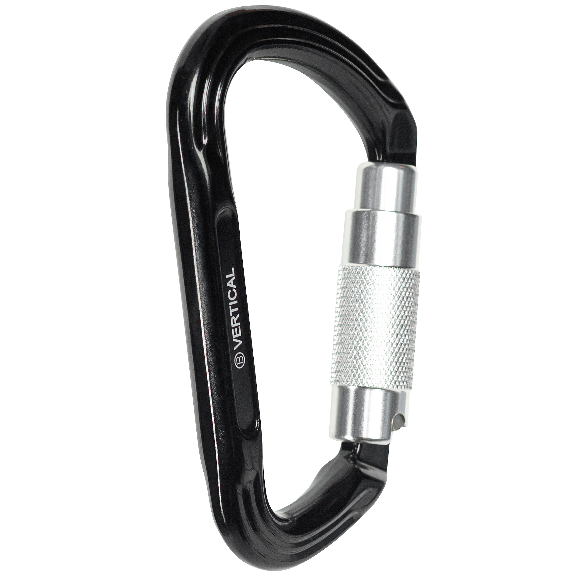 Карабин автомат черный с байонетной муфтой (кейлок) тройная блокировка | Вертикаль