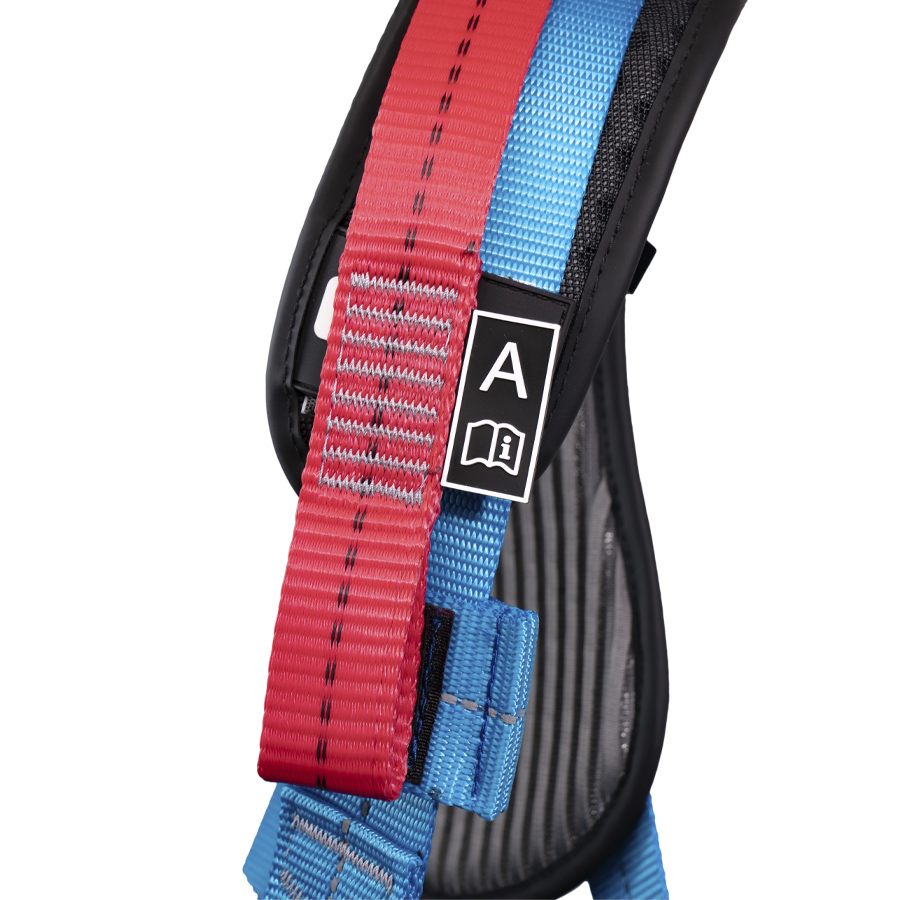 Привязь страховочная Высота 041 | Комплект с плечевыми и ножными накладками | Vento