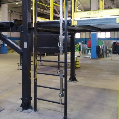 Вертикальная лестница для учебно-тренировочного полигона | High Safety