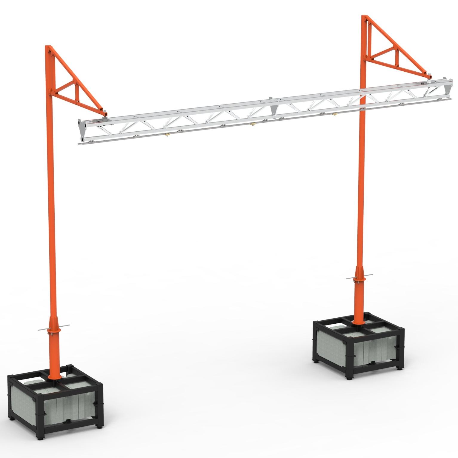 Противовесная двухопорная система Антириск ВМОД-ФБС-6.5-2.5 | Орион