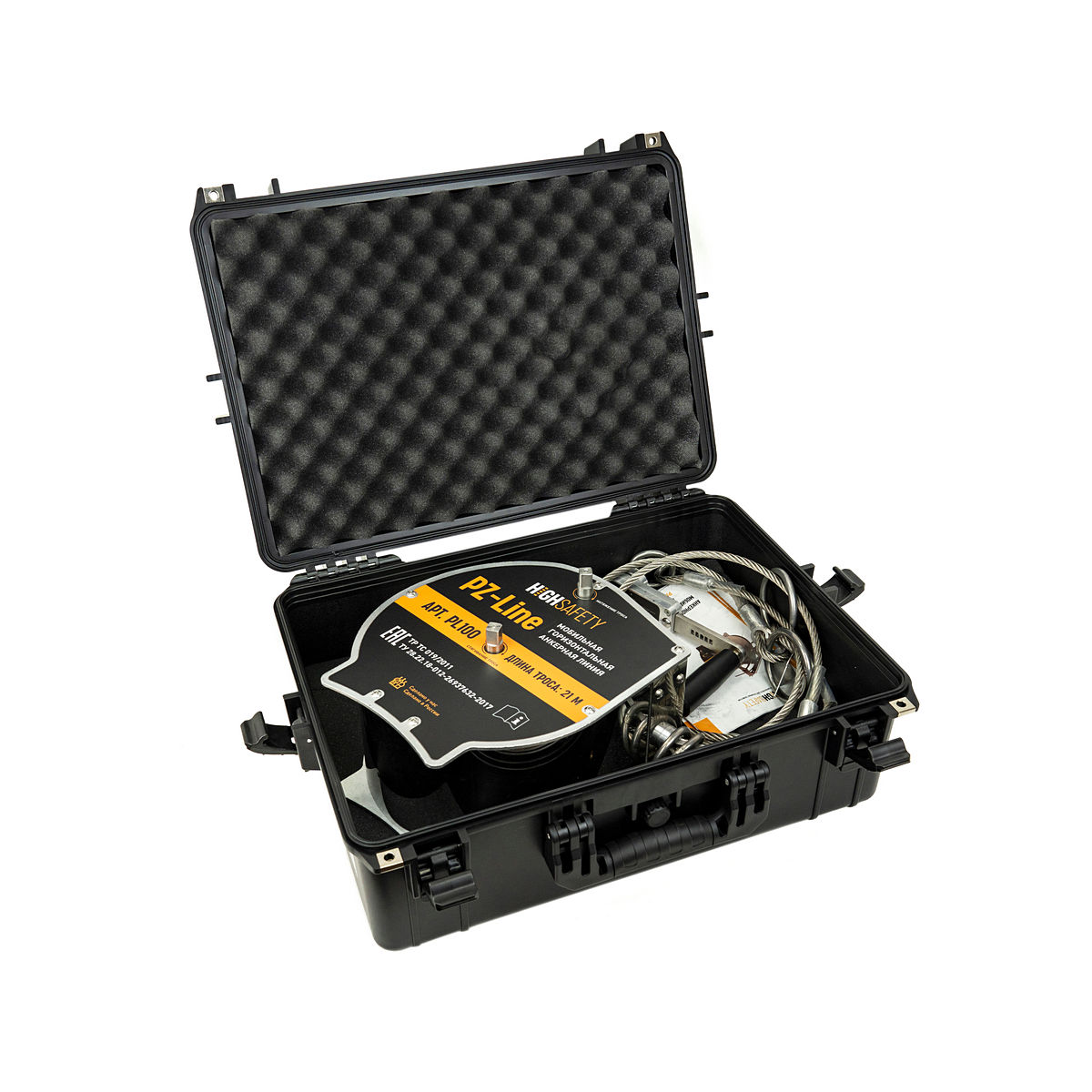 Горизонтальная анкерная линия PZ-Line | 25 м | 4 п | High Safety