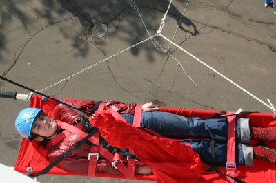 Санитарные носилки со спецполотном | Самоспас