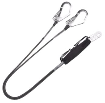 Строп двойной огнеупорный 2LB 201 FLR с амортизатором | 2AZ 002 + AZ 022 | Protekt