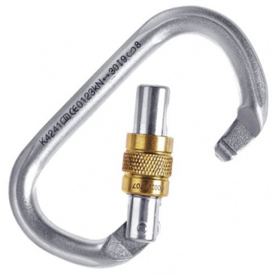 Карабин Oval Steel Connector screw | Singing Rock