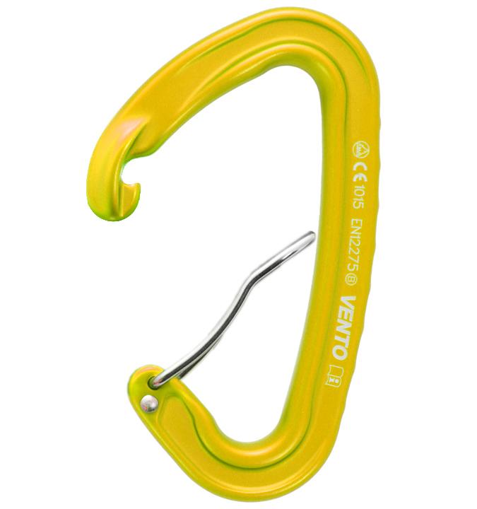 Скалолазный карабин Light | со скобой | Vento (Жёлтый)