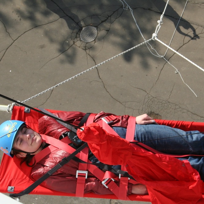 Санитарные носилки со спецполотном | Самоспас