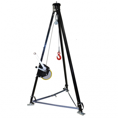 Штатив-тренога ТМ-1л | C лебёдкой ЛТ-01 | Молот (10 м)