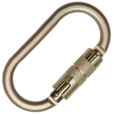 Карабин стальной AZ 011T | Safe-Tec