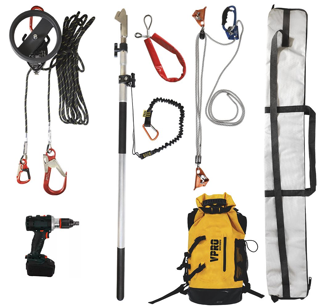 Устройство для спуска и эвакуации Сапсан Про | С шуруповёртом | Ventopro