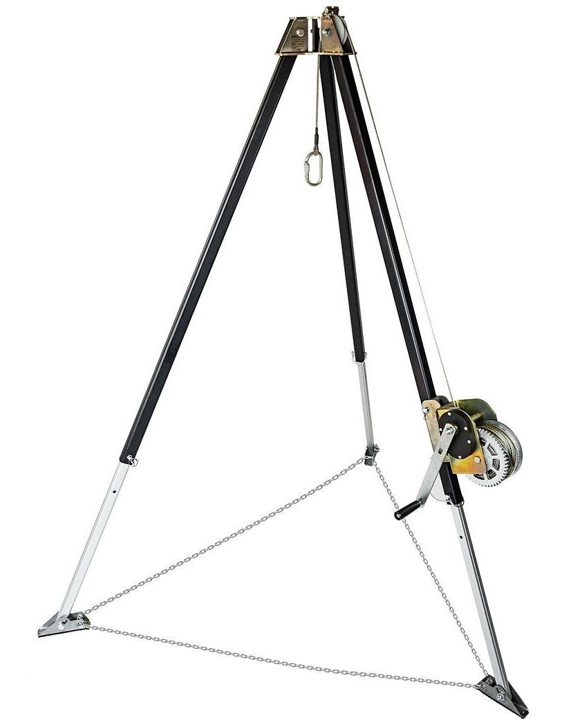 Анкерное устройство Тренога HS-TM9W/HS-W502 | С лебёдкой | High Safety