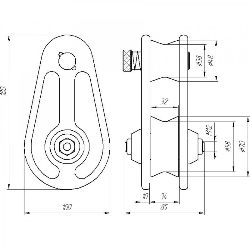Блок грузовой Илюша | Krok