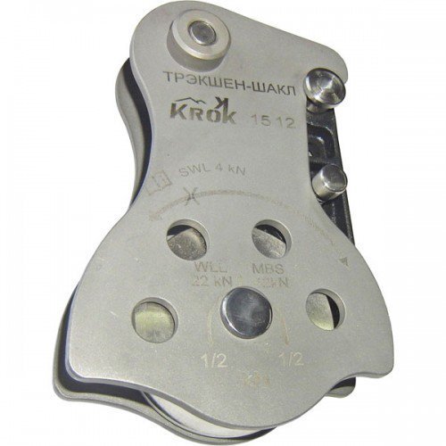 Блок с зажимом Трэкшен-шакл | нерж | Krok