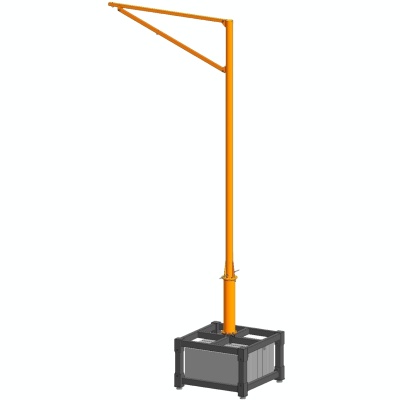 Противовесная мобильная система Антириск ВМО-П-ФБС | СИЗПРОЕКТ (7 м)