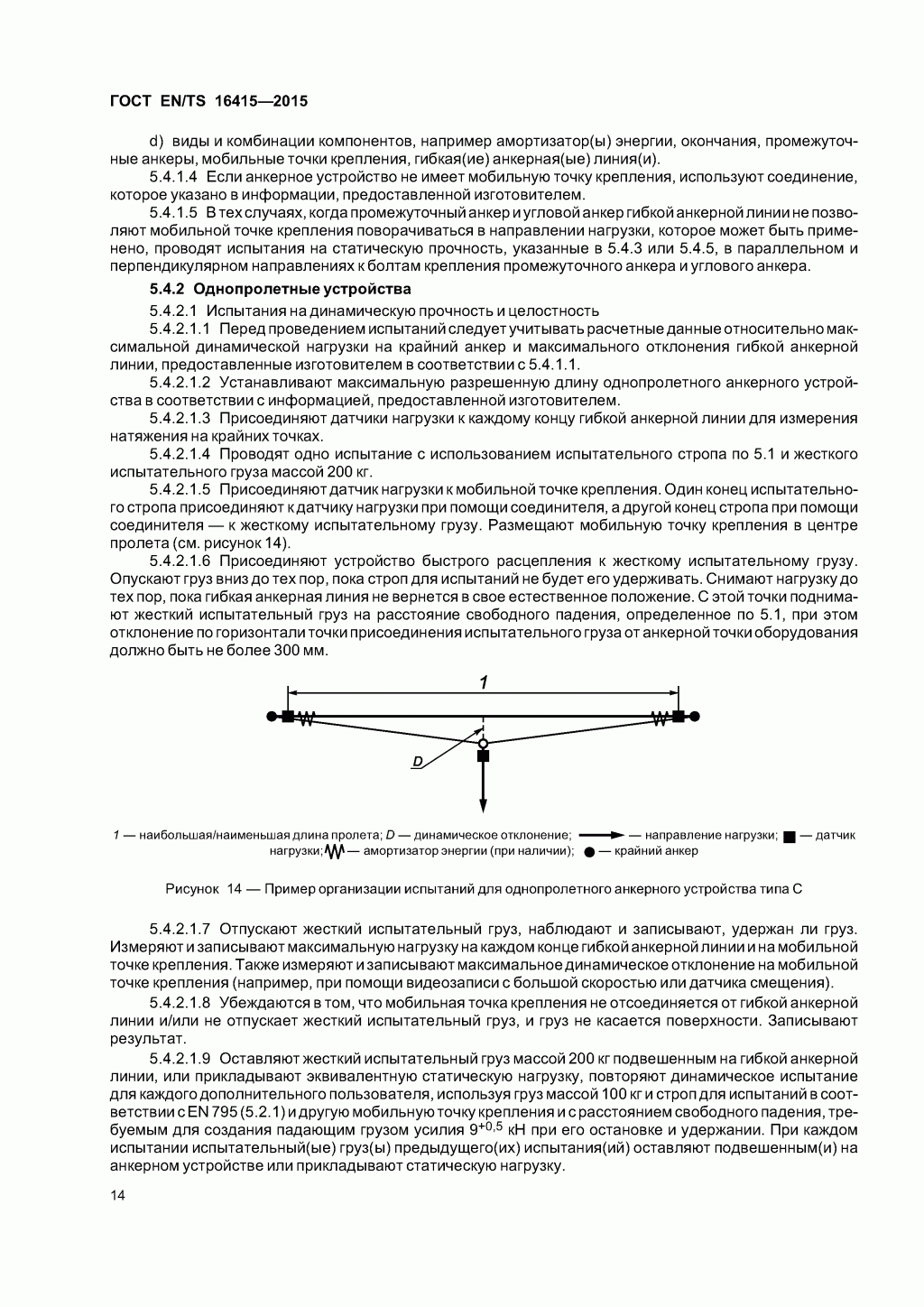 ГОСТ EN/TS 16415-2015. Анкерные устройства для использования более, чем одним человеком одновременно. ГОСТ EN/TS 16415-2015. Анкерные устройства для использования более, чем одним человеком одновременно.
