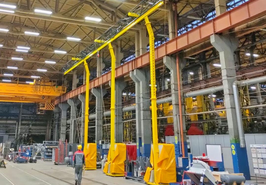 Опорная конструкция с пригрузом