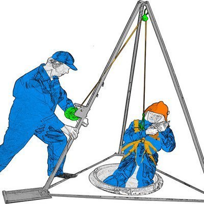 Тренога ПИРАМИДА — предназначена для проведения различных работ в ограниченном пространстве в стеснённых условиях в различных областях хозяйственной деятельности человека, в том числе при аварийно-спасательных и эвакуационных работах.