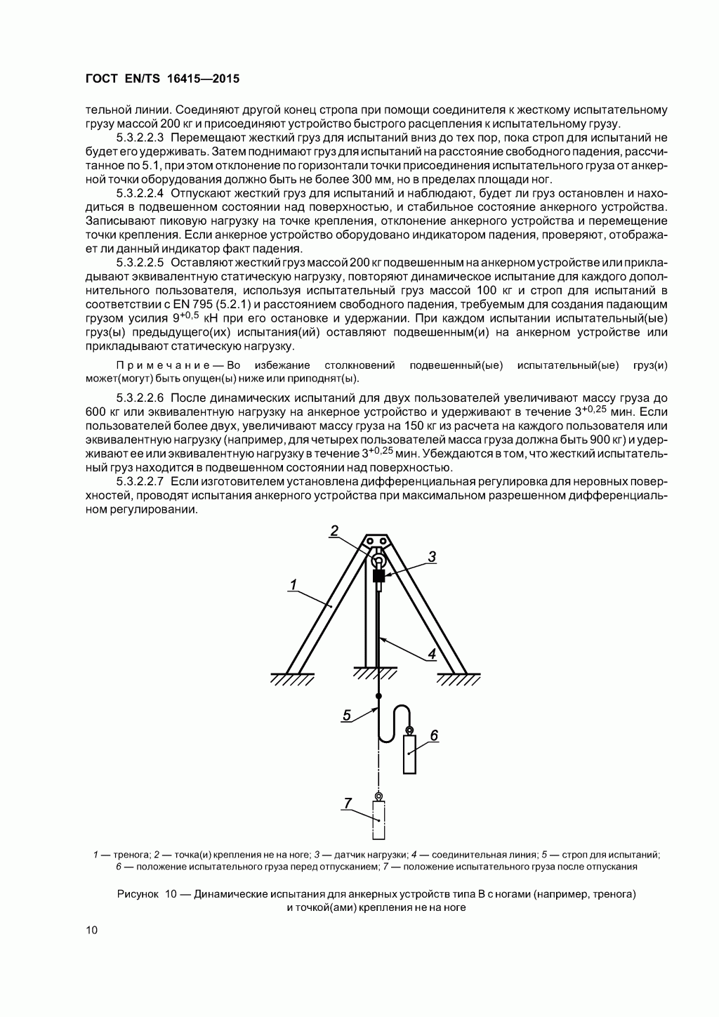 ГОСТ EN/TS 16415-2015. Анкерные устройства для использования более, чем одним человеком одновременно. ГОСТ EN/TS 16415-2015. Анкерные устройства для использования более, чем одним человеком одновременно.