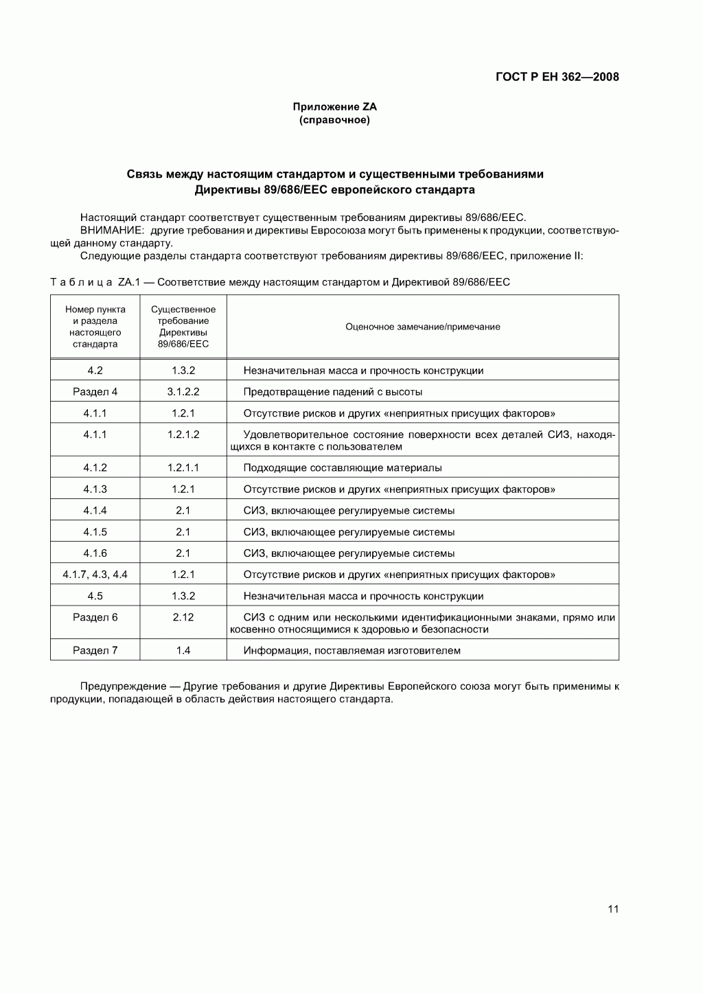 Скачать ГОСТ Р ЕН 362-2008. Средства индивидуальной защиты от падения с высоты. Соединительные элементы. 