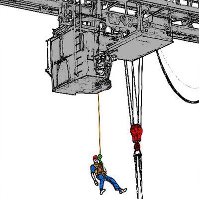 Комплект эвакуационный спасательный «КЭС» — обеспечивает возможность самостоятельно и безопасно, без помощи пожарных или спасателей МЧС, покинуть помещение через оконный проём или балкон и опуститься до земли.