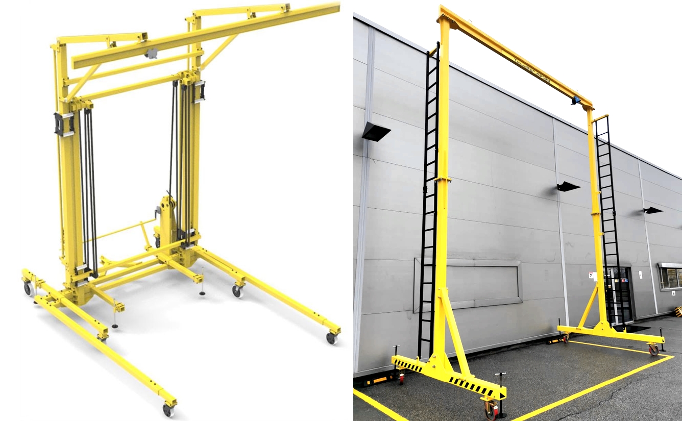 Техномас: вспомогательные металлоконструкции для работы на малых высотах