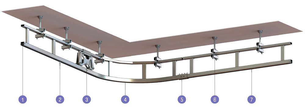 Горизонтальная рельсовая страховочная система TRASER