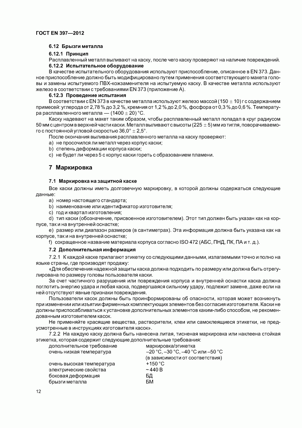 Система стандартов безопасности труда. Каски защитные. Общие технические требования. Методы испытаний Система стандартов безопасности труда. Каски защитные. Общие технические требования. Методы испытаний