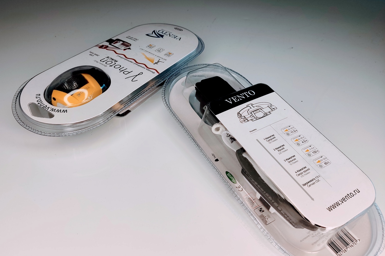 Фонарь налобный светодиодный Photon Race | Vento