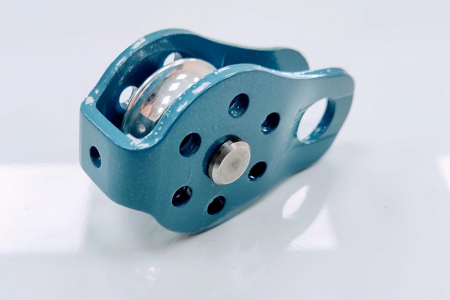 Блок-ролик алюминиевый | С фиксированными щечками | Ice-Rock