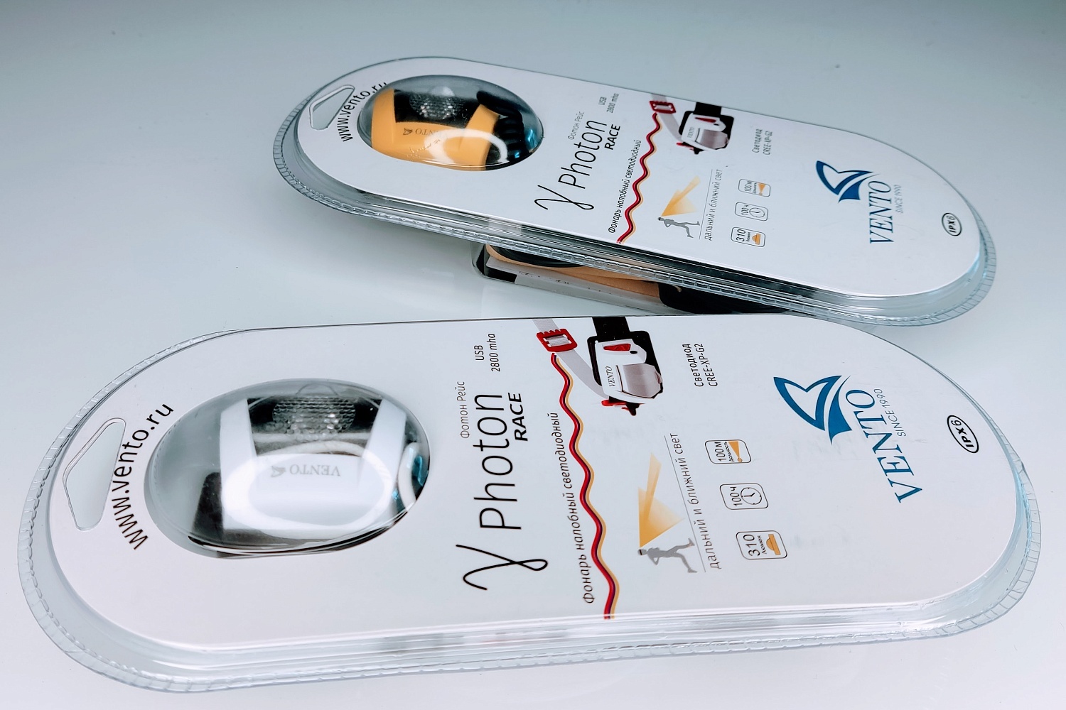 Фонарь налобный светодиодный Photon Race | Vento