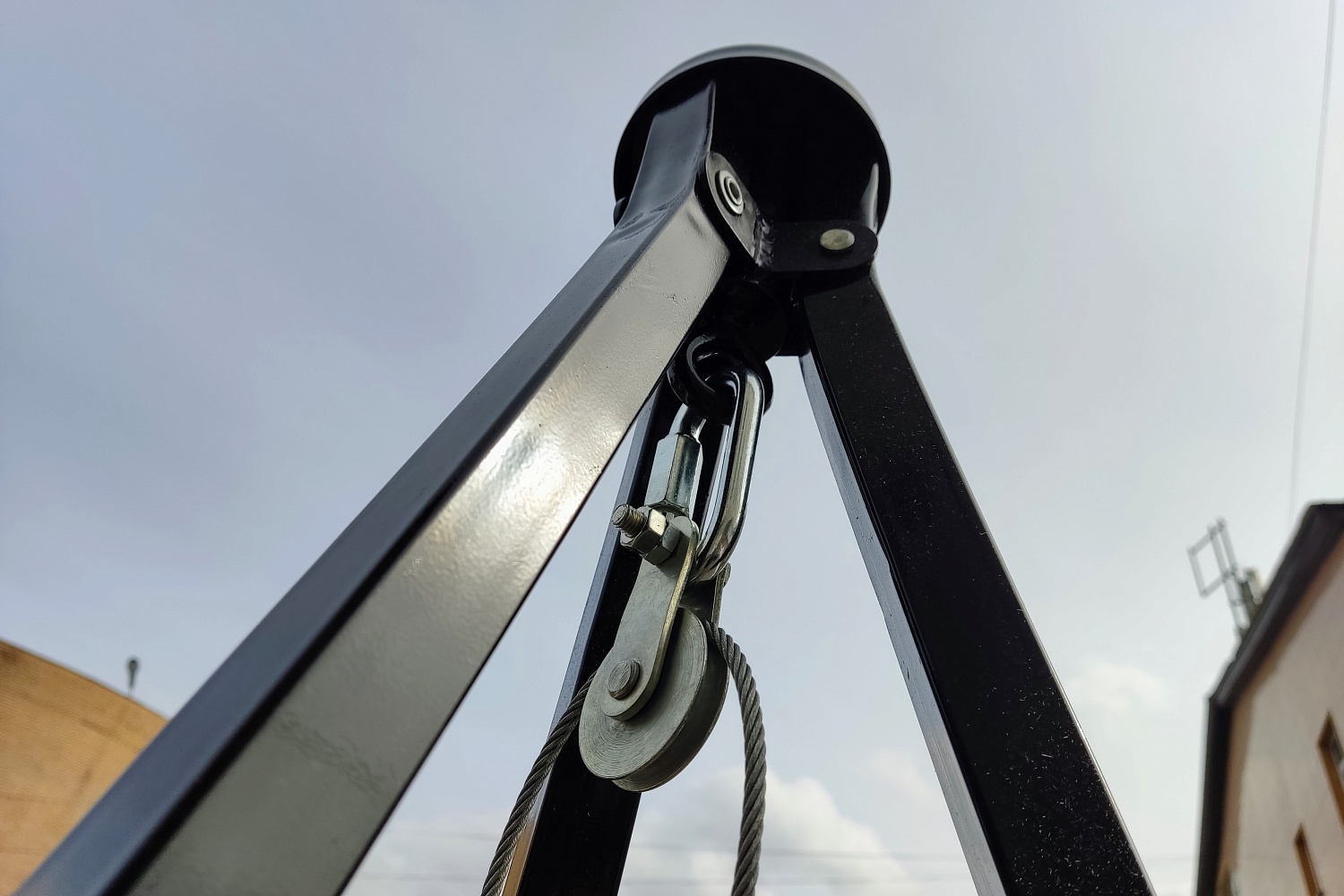 Штатив-тренога ТМ-1л | C лебёдкой ЛТ-01 | Молот