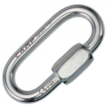 Карабин Oval Stainless Steel  Plated Quick Link | 8 mm | CAMP